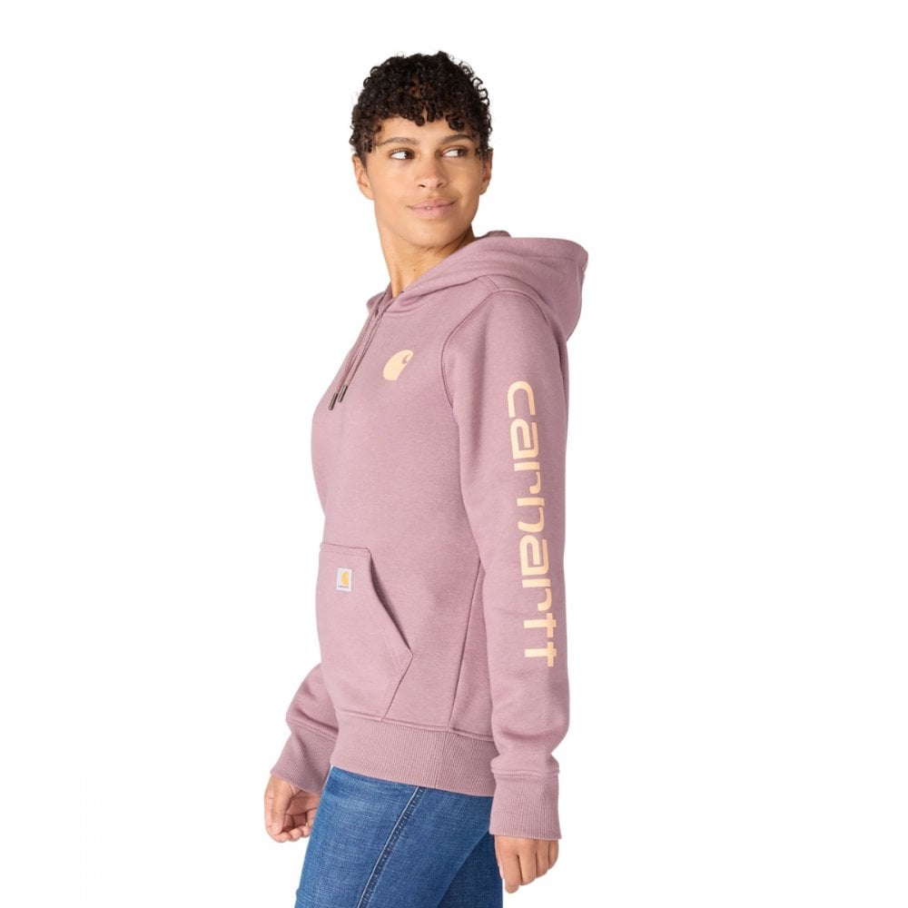 102791 Relaxed Fit Midweight Logo Sleeve Graphic Sweatshirt