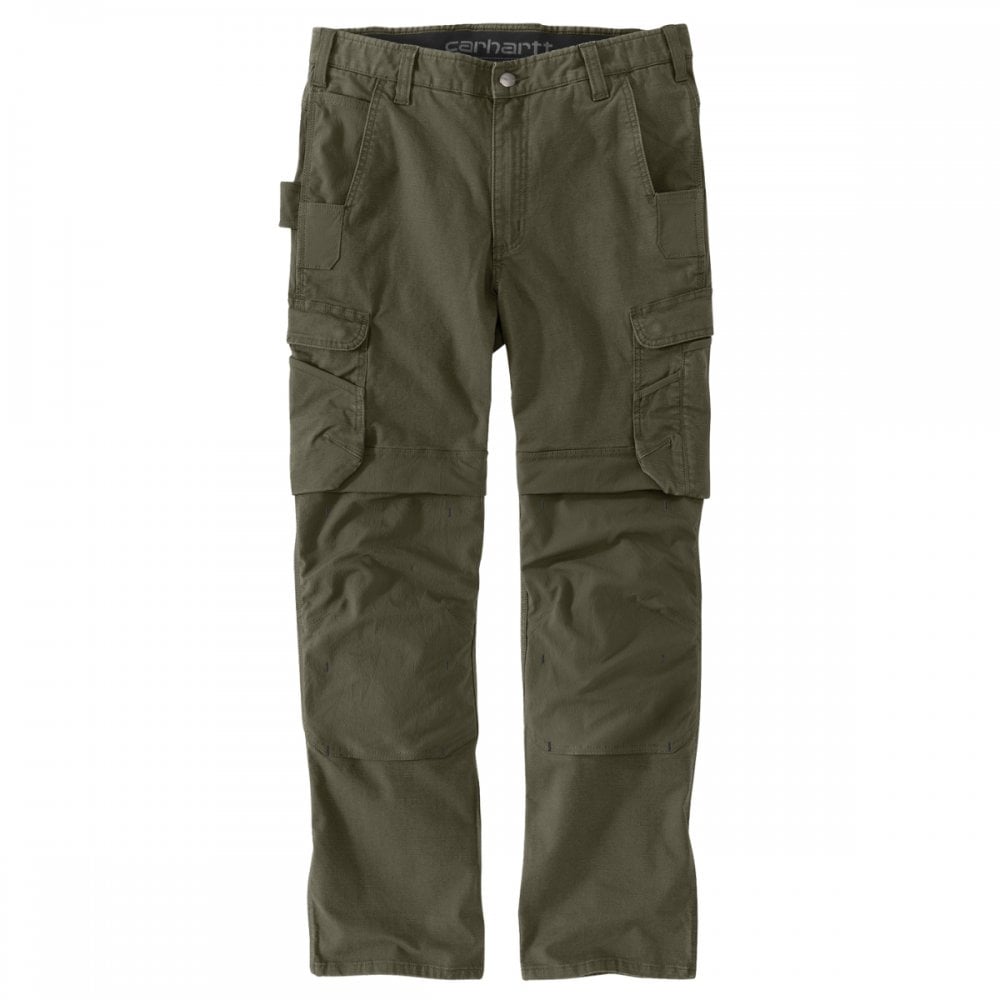 105072 Steel Rugged Flex Relaxed Fit Ripstop Double Front Cargo Work Pant