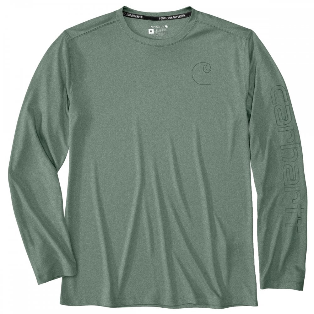 107202 Force Sun Defender Lightweight Long-Sleeve Logo Graphic T-Shirt