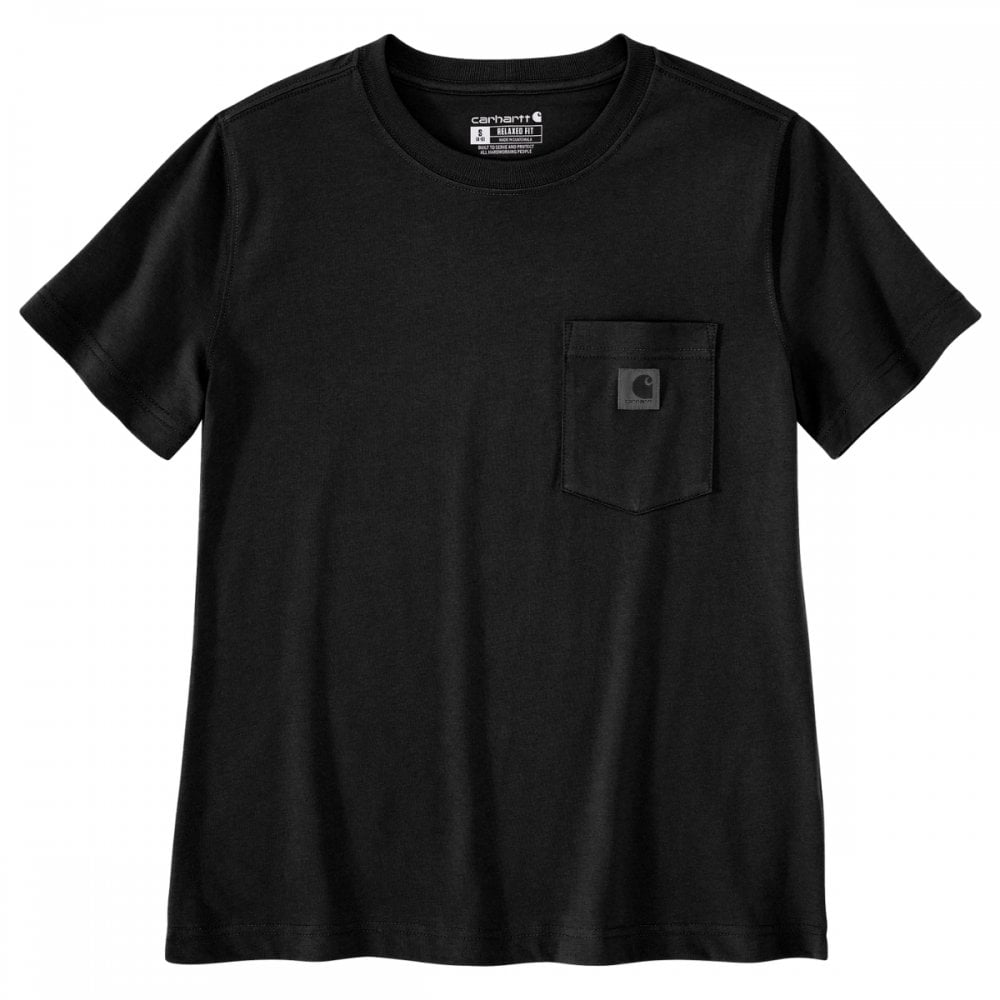 107391 Irvine Relaxed T-Shirt Black S *One Size Only - Outlet Store*