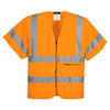 C372 Half Sleeve Zip Vest