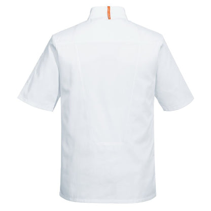 C739 Chef's Mesh Air Pro Asymmetrical Jacket S/S