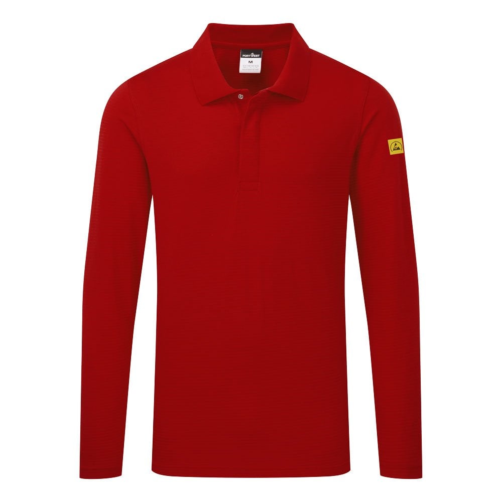 AS23 Anti-Static ESD Polo Shirt L/S