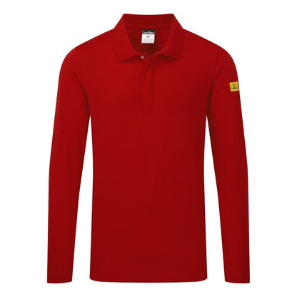 AS23 Anti-Static ESD Polo Shirt L/S