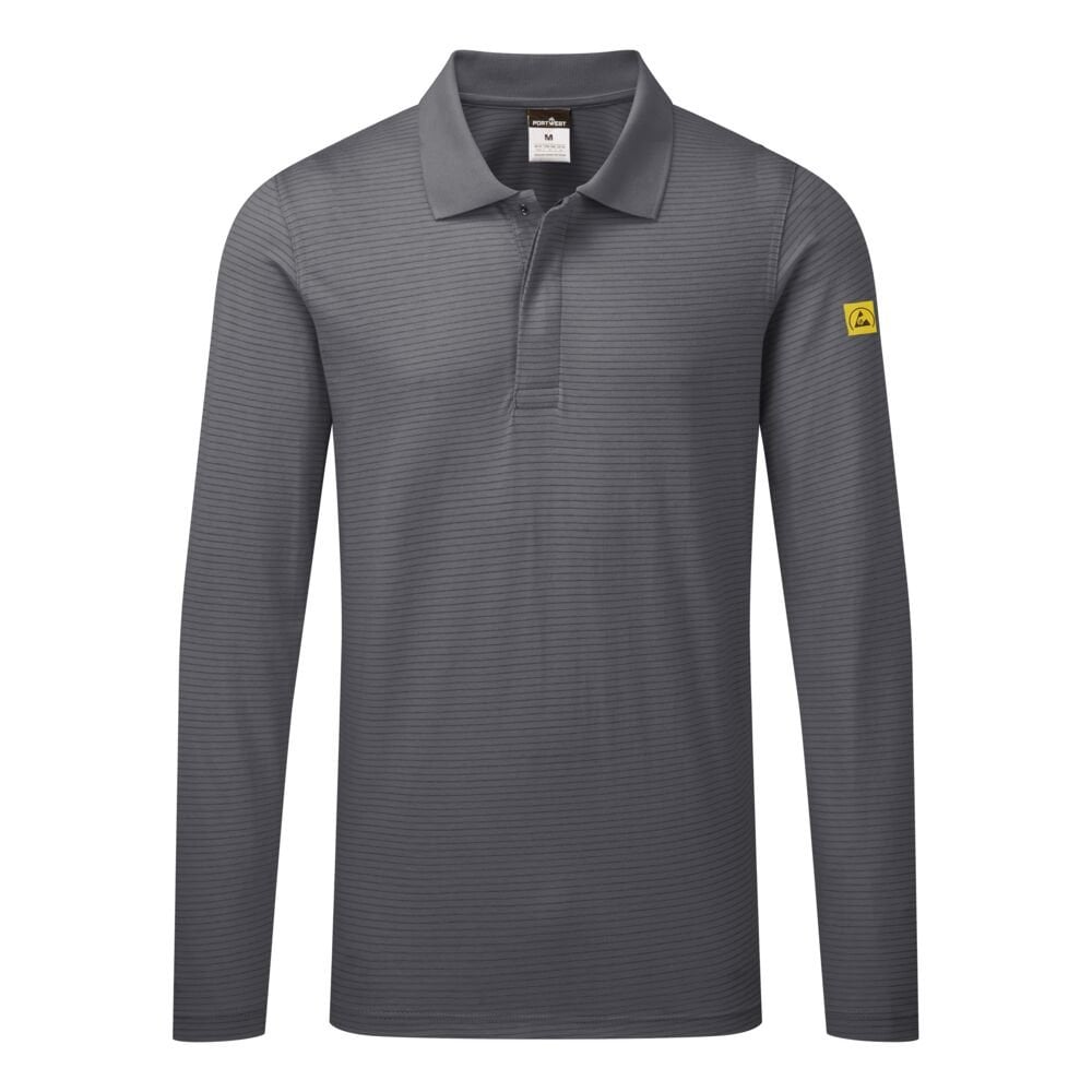 AS23 Anti-Static ESD Polo Shirt L/S