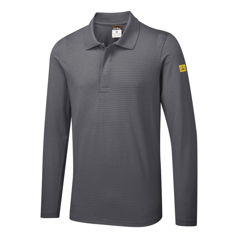AS23 Anti-Static ESD Polo Shirt L/S