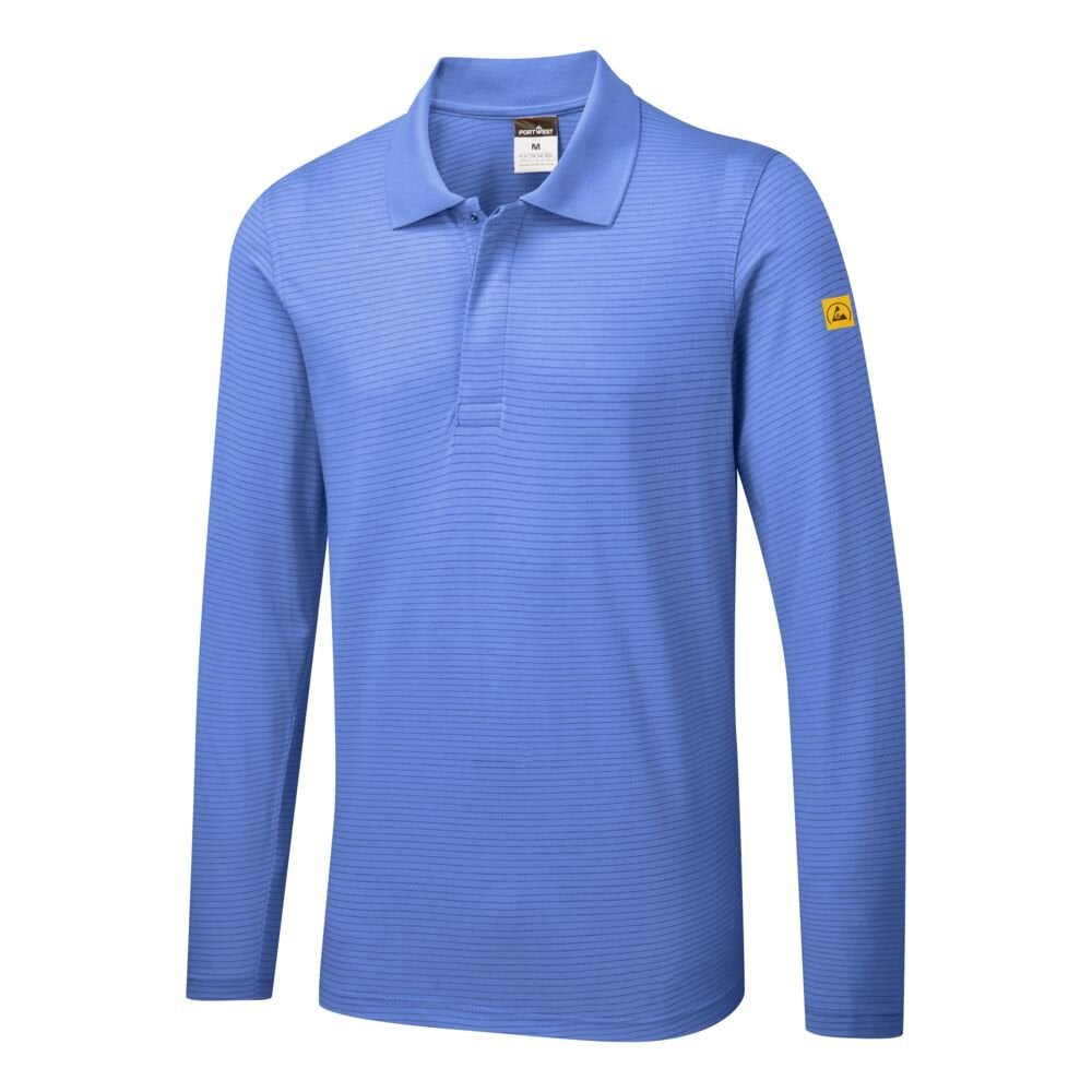 AS23 Anti-Static ESD Polo Shirt L/S