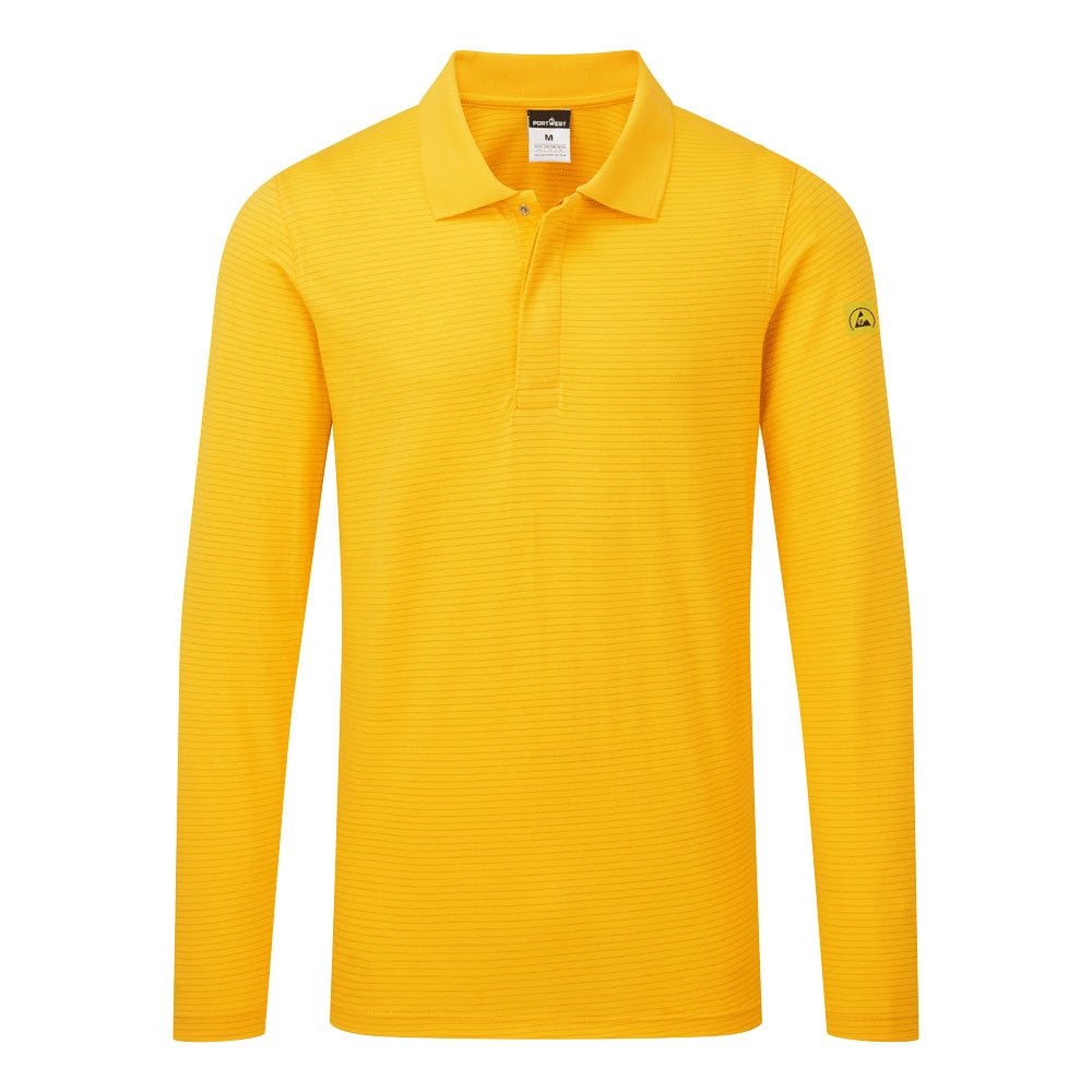 AS23 Anti-Static ESD Polo Shirt L/S
