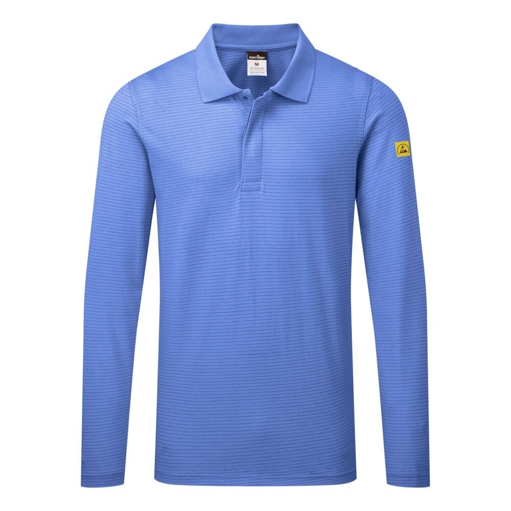 AS23 Anti-Static ESD Polo Shirt L/S