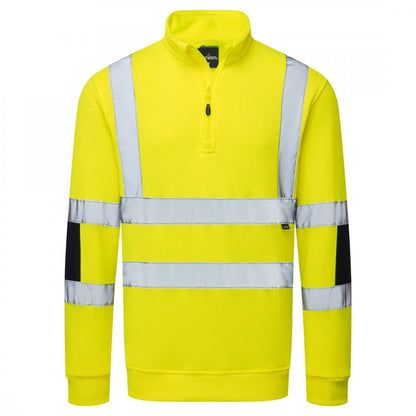 B314 Hi-Vis Knit  1/2Zip Sweatshirt