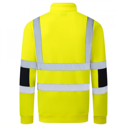 B314 Hi-Vis Knit  1/2Zip Sweatshirt