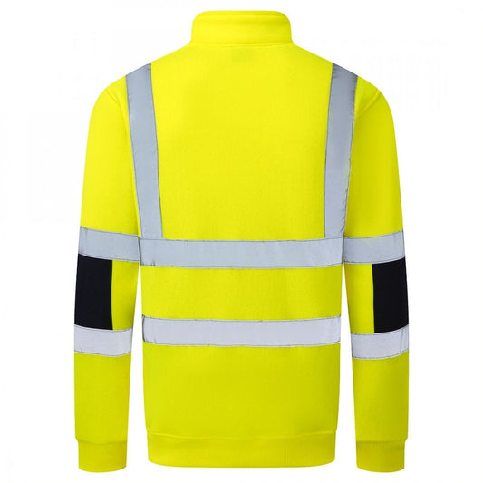 B314 Hi-Vis Knit  1/2Zip Sweatshirt