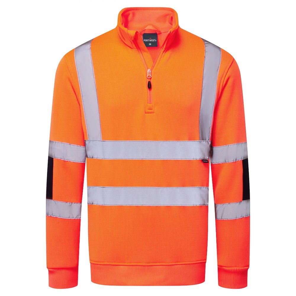 B314 Hi-Vis Knit  1/2Zip Sweatshirt