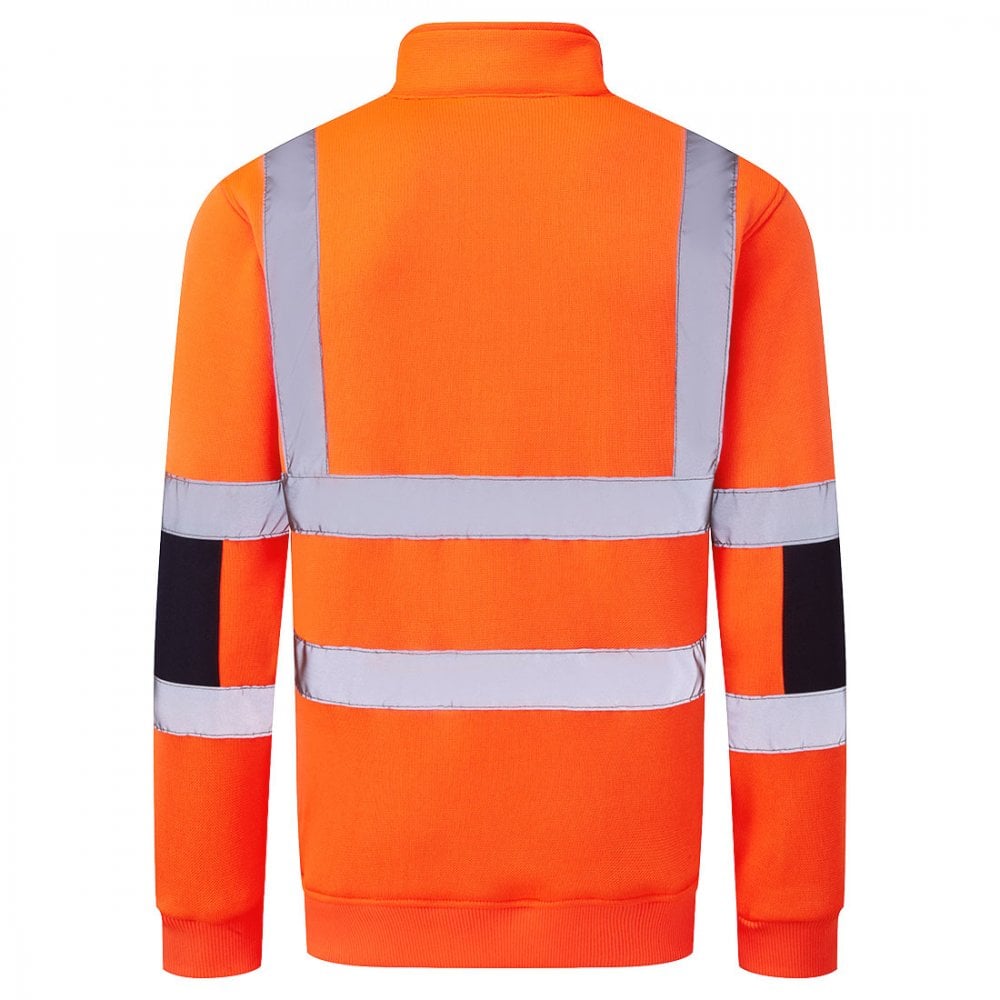 B314 Hi-Vis Knit  1/2Zip Sweatshirt