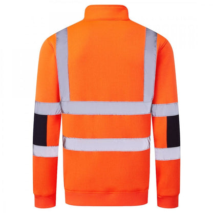 B314 Hi-Vis Knit  1/2Zip Sweatshirt
