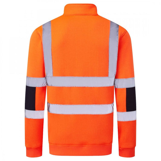 B314 Hi-Vis Knit  1/2Zip Sweatshirt