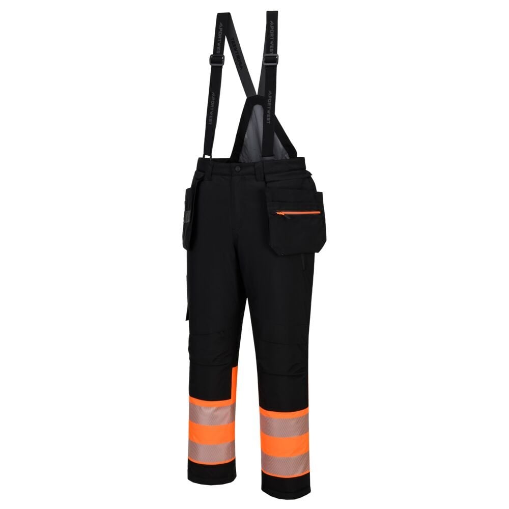 DX437 DX4 Hi-Vis Class 1 Winter Bib and Brace