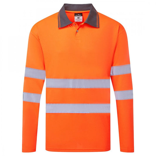 ES277 ES1 Essential Hi-Vis Polo Shirt L/S