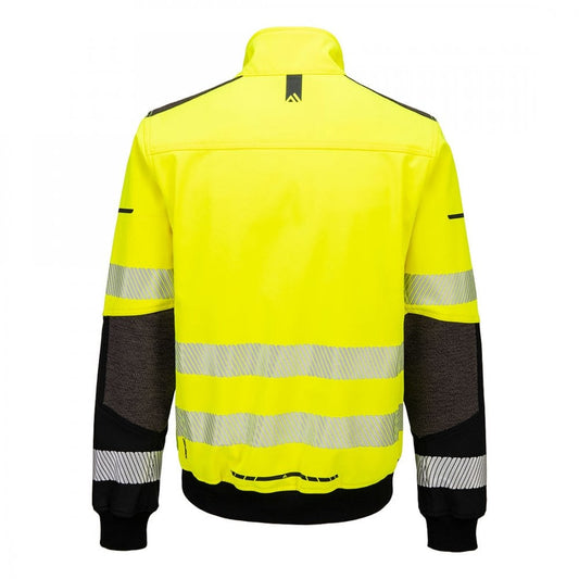 EV468 EV4 Hi-Vis Softshell Bomber (3L)
