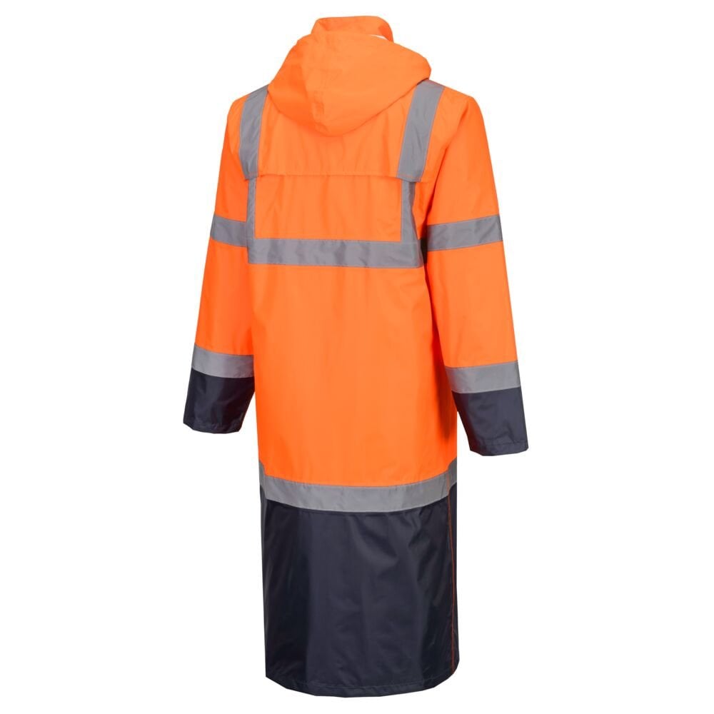 H446 Hi-Vis Contrast Raincoat 122cm