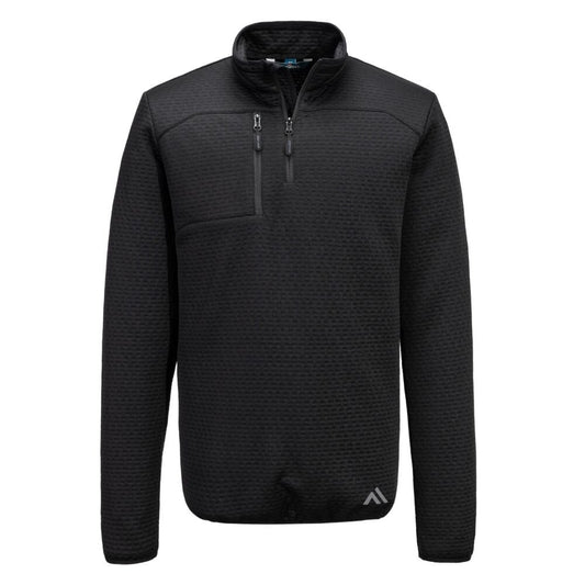 KX376 KX3 Sport Textured 1/4 Zip Sweatshirt