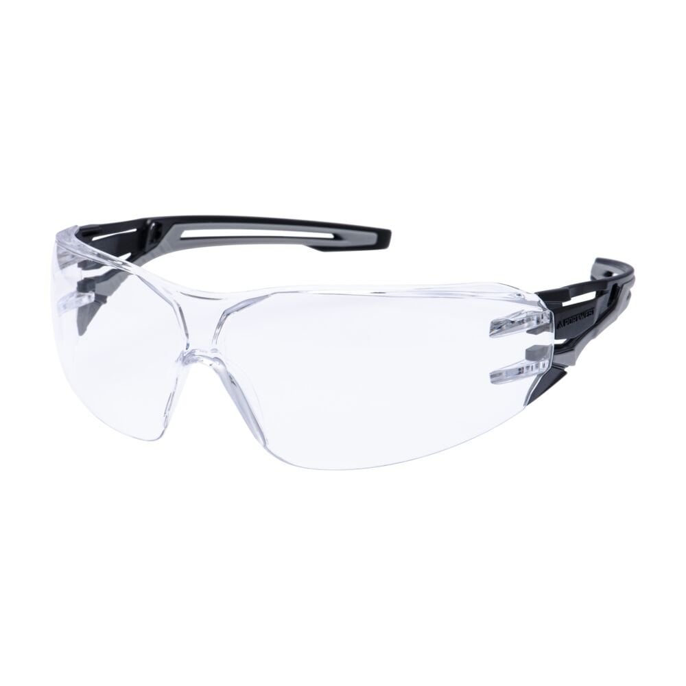 PR01 Anthracite Wraparound Safety Glasses