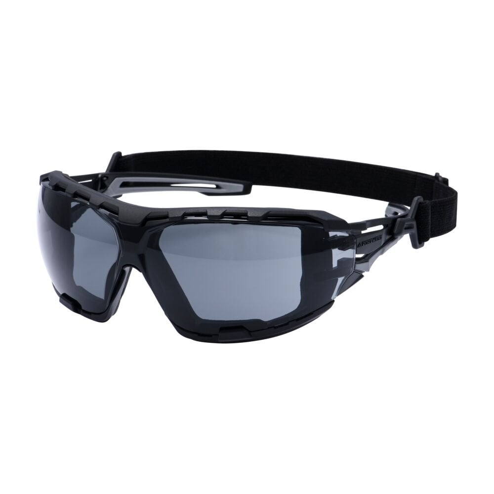 PR02 Anthracite Wraparound Plus Safety Glasses