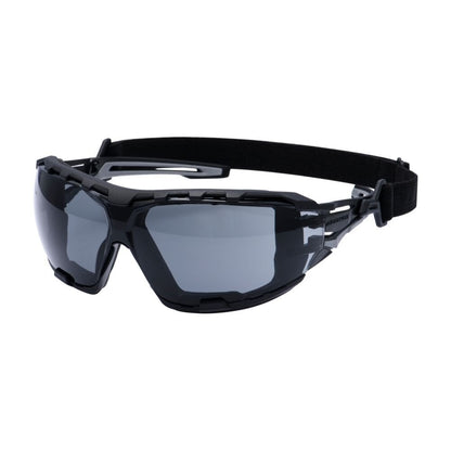 PR02 Anthracite Wraparound Plus Safety Glasses