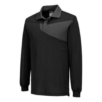 PW218 PW2 Cotton Comfort Polo Shirt L/S