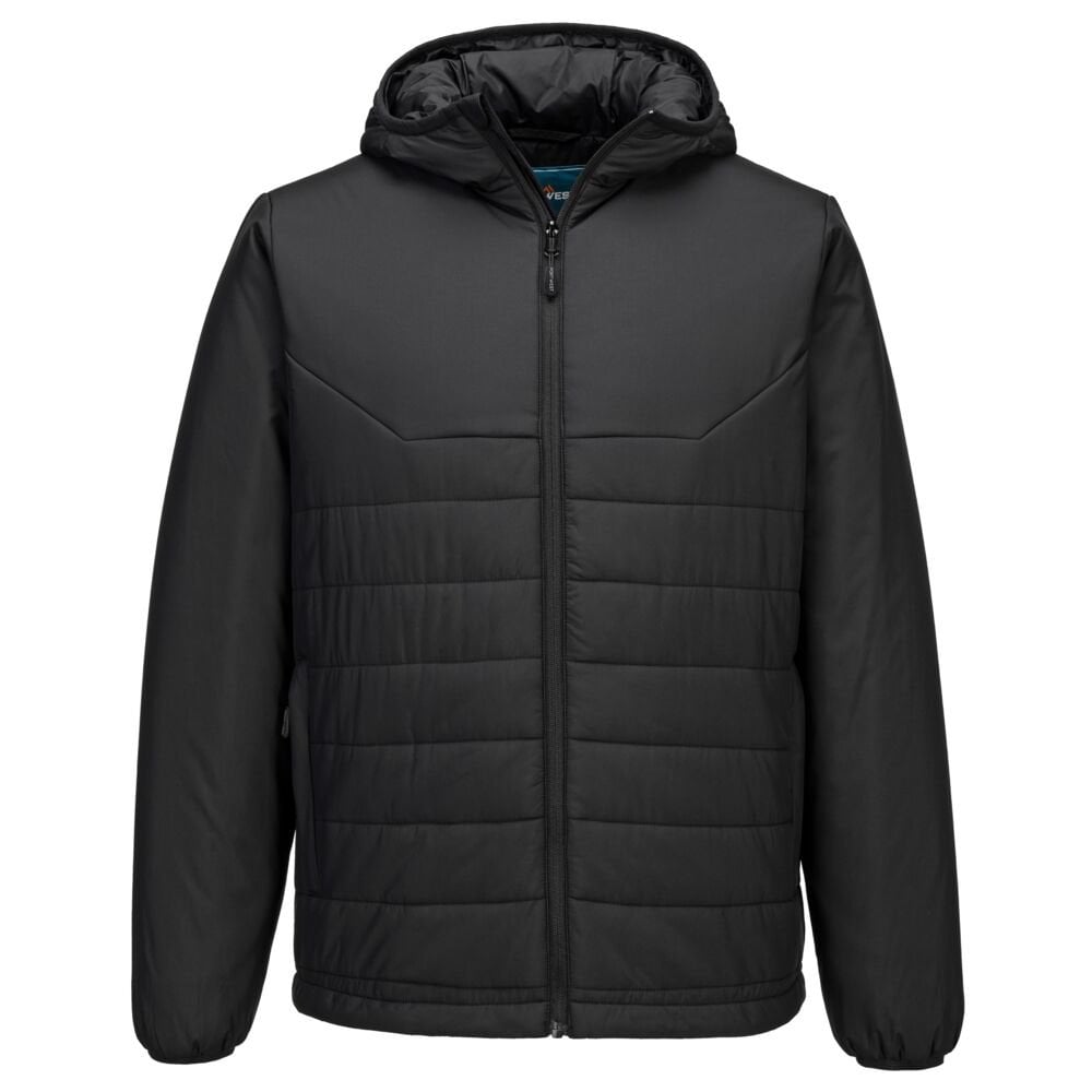 S608 Professional Hooded Insulated Baffle Jacket