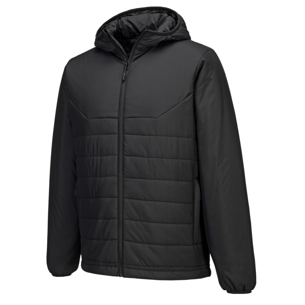 S608 Professional Hooded Insulated Baffle Jacket