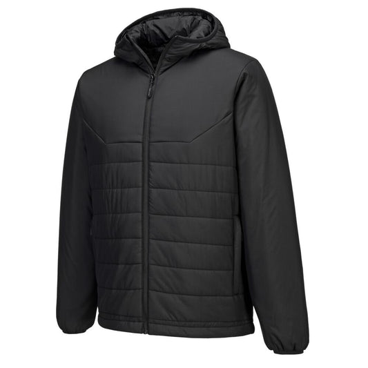 S608 Professional Hooded Insulated Baffle Jacket