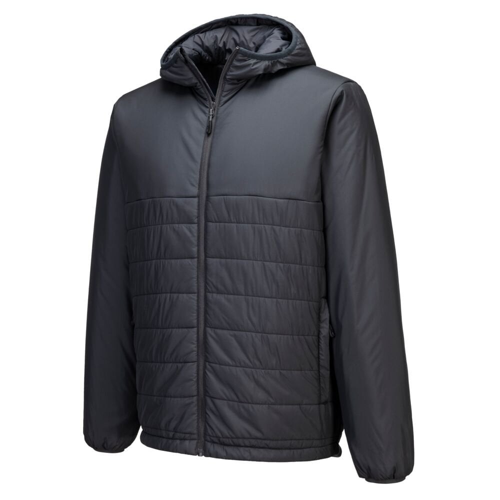 S608 Professional Hooded Insulated Baffle Jacket