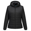 S613 Professional Women's Hooded Insulated Baffle Jacket
