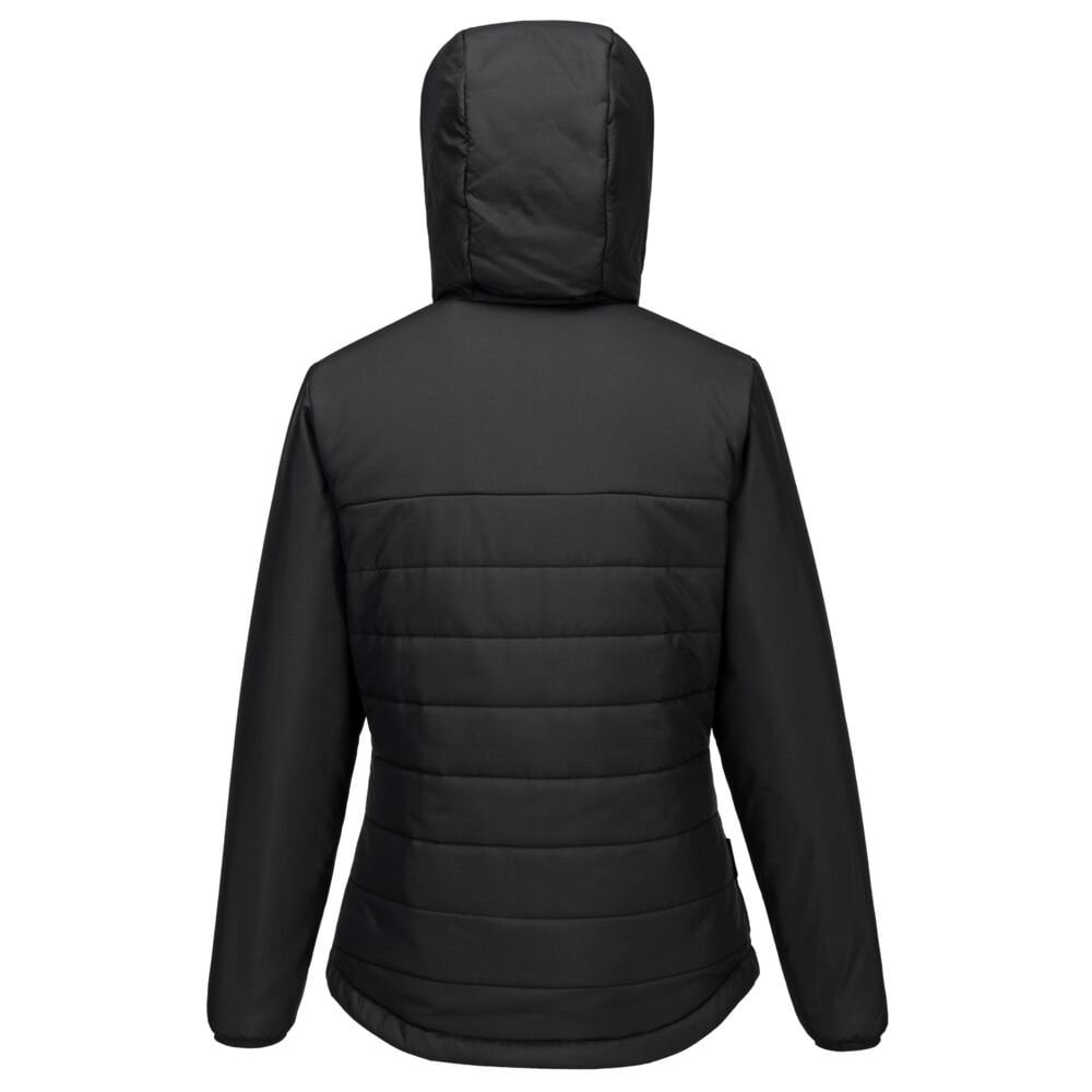 S613 Professional Women's Hooded Insulated Baffle Jacket