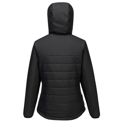S613 Professional Women's Hooded Insulated Baffle Jacket