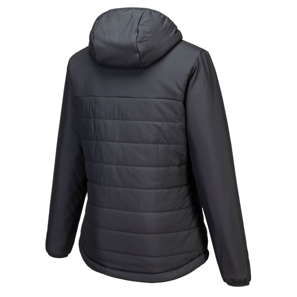 S613 Professional Women's Hooded Insulated Baffle Jacket