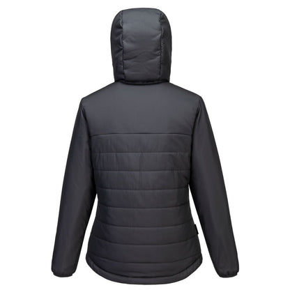 S613 Professional Women's Hooded Insulated Baffle Jacket