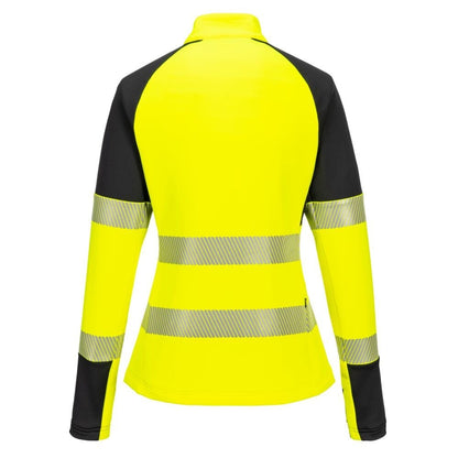 T173 PW3 Hi-Vis Women's 1/4 Zip Sweatshirt