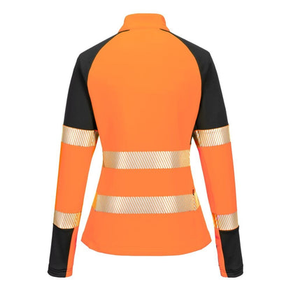 T173 PW3 Hi-Vis Women's 1/4 Zip Sweatshirt