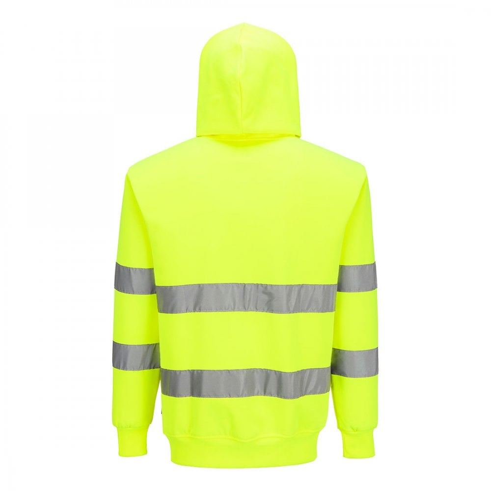 ES304 ES1 Essential Hi-Vis Hooded Sweatshirt
